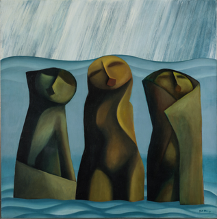 Untitled (Three Figures in a Landscape)